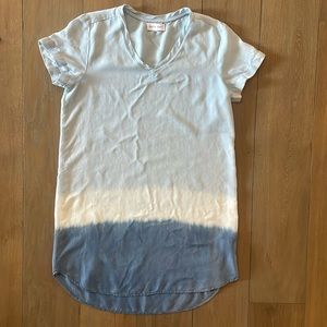 Bella Dahl V- Neck Tee Dress- size L